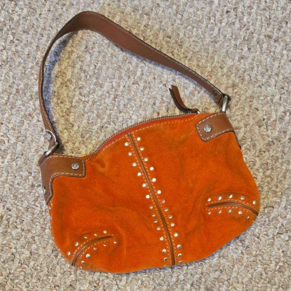 Michael Kors Suede Leather Burnt Orange
